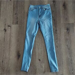 T&Y Fashion High Rise Skinny Jeans 3/4